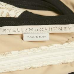 Pre Owned Stella McCartney White Embroidered Lace Sleeveless Long Dress M