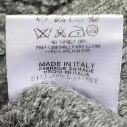 Pre Owned Stella McCartney Grey Wool Knit Sleeveless Jacket S