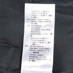 Pre Owned Stella McCartney Black Wool Long Cape Coat S