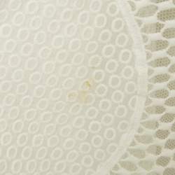 Pre Owned Stella McCartney White Lace Asymmetric Dress S