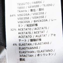 مملوكة مسبقًا Stella McCartney Black Crossover Backless Top S