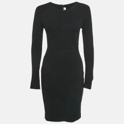 Pre Owned Stella McCartney Black Stretch Knit Short Dress M