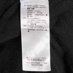 Pre Owned Stella McCartney Black Embellished Crepe One-Shoulder Cut-Out Dress S