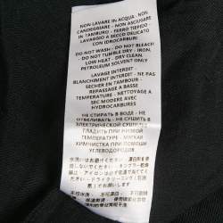 Pre Owned Stella McCartney Black Embellished Crepe One-Shoulder Cut-Out Dress S