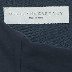 Pre Owned Stella McCartney Navy Blue Cotton Blend Pencil Skirt S