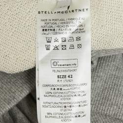 Pre Owned Stella McCartney Grey Cotton Chain Detail Sweatshirt M