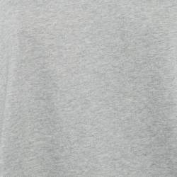 Pre Owned Stella McCartney Grey Cotton Chain Detail Sweatshirt M