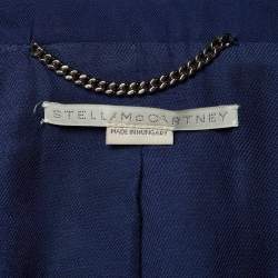 Pre Owned Stella McCartney Blue Wool Tailored Pantsuit XS