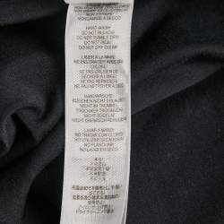 Pre Owned Stella McCartney Black Logo Band Jersey T-Shirt M