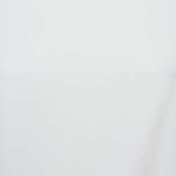 Pre Owned Stella McCartney White Logo Band Jersey T-Shirt L