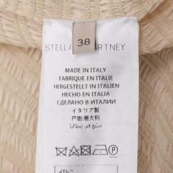 Pre Owned Stella McCartney Beige Crepe Long Sleeve Jumpsuit S