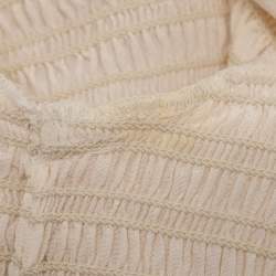 Pre Owned Stella McCartney Beige Crepe Long Sleeve Jumpsuit S