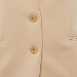 Pre Owned Stella McCartney Beige Wool Long Vest S 