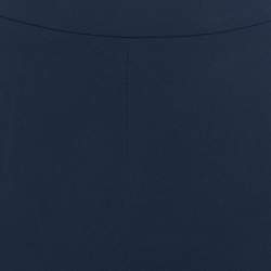 Pre Owned Stella McCartney Navy Blue Crepe Joggers M