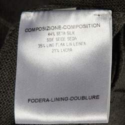 Pre Owned Stella McCartney Grey Knit Midi Dress M