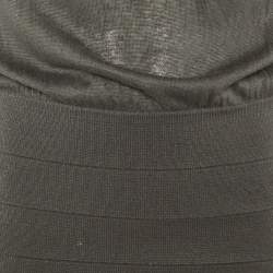 Pre Owned Stella McCartney Grey Knit Midi Dress M