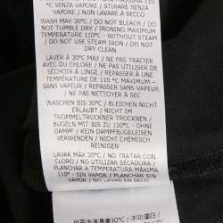 Pre Owned Stella McCartney Black 23 Old Bond Street London Print Cotton T-Shirt XS