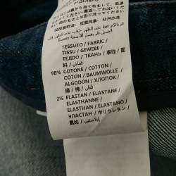 Pre Owned Stella McCartney Blue Denim Flared Maxi Skirt S