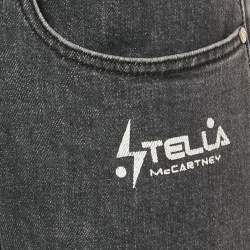Pre Owned Stella McCartney Grey Denim Slim Fit Jeans S/Waist 27"