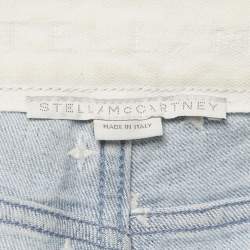 مملوكة مسبقًا Stella McCartney Blue Star Embroidered Denim Jeans M/Waist 31"