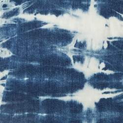 Pre Owned Stella McCartney Blue Tie Dye Denim Co-Ord Set M