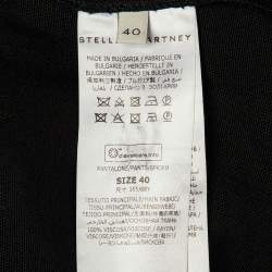 مملوكة مسبقًا بنطلون كادي أسود ستيلا مكارتني مقاس صغير - سمول