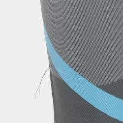 مملوكة مسبقًا ملابس رياضية ستيلا مكارتني إكس أديداس رمادي / أزرق نسيج قميص وتشيرت مع ليجنز كبير