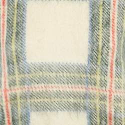 Pre Owned سترة ستيلا مكارتني موهير مخطط أخضر/كريم مقاس صغير - سمول