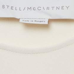 Pre Owned Stella McCartney Beige Crepe Long Sleeve Blouse S