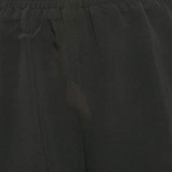 مملوكة مسبقًا Stella McCartney Black Crepe Ruffled Shorts S