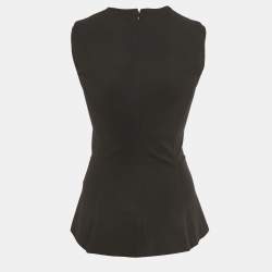 Pre Owned Stella McCartney Black Jersey Sleeveless Top M