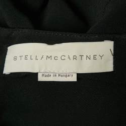 Pre Owned بلوزة ستيلا مكارتني أسود كريب بأكمام طويلة صغير