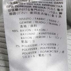 مملوكة مسبقًا Stella McCartney Blue Rib Knit Asymmetric Maxi Dress M