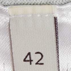 مملوكة مسبقًا Stella McCartney Blue Rib Knit Asymmetric Maxi Dress M