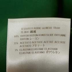 Pre Owned Stella McCartney Green Crepe Blouse M