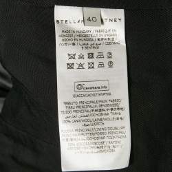 مملوكة مسبقًا جاكيت بليزر ستيلّا مكارتني شيكر أسود / رمادي كبير الحجم مقاس صغير - سمول