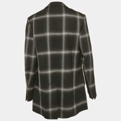 مملوكة مسبقًا جاكيت بليزر ستيلّا مكارتني شيكر أسود / رمادي كبير الحجم مقاس صغير - سمول