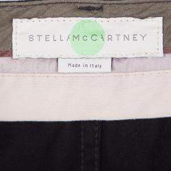 Pre Owned Stella McCartney Black Side Panel Detail High Waist Jeans M
