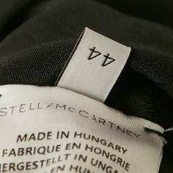 Pre Owned فستان ستيلا مكارتني حرير كريب أسود بحبات لامعة ماكسي مقاس متوسط