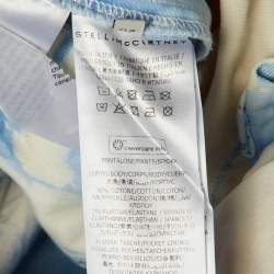 مملوكة مسبقًا Stella McCartney White /Blue Bleached Denim Skinny Fit Jeans S Waist 28"