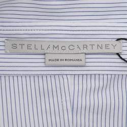 مملوكة مسبقًا Stella McCartney Light Blue Poplin Midi Dress S