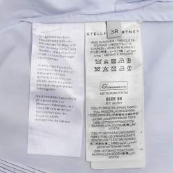 مملوكة مسبقًا Stella McCartney Light Blue Poplin Midi Dress S