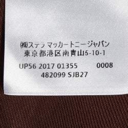 مملوكة مسبقًا Stella McCartney Burgundy Wool Double Breasted Coat Dress S