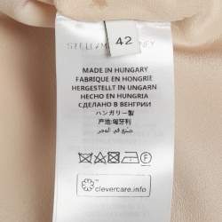 Pre Owned فستان ستيلا مكارتني كريب وردي بشرابات قصير مقاس متوسط (ميديوم)