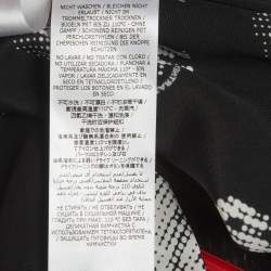 Pre Owned بلوزة ستيلا مكارتني حرير بطبعة حصان أسود مقاس متوسط - ميديوم