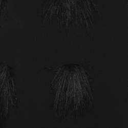 Pre Owned Stella McCartney Black Jersey Embroidered Sweater S