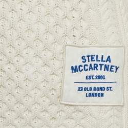 Pre Owned Stella McCartney Off-White Cable Knit Sweater XXS