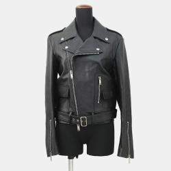 مملوكة مسبقًا جاكيت رايدرز ستيلا مكارتني بوليستر ورايون أسود مقاس 36