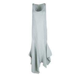 Pre Owned Stella McCartney Grey Ribbed Asymmetric Tank Dress M