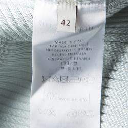 Pre Owned فستان ستيلا ماكرتني تانك غير متماثل مضلع رمادي M